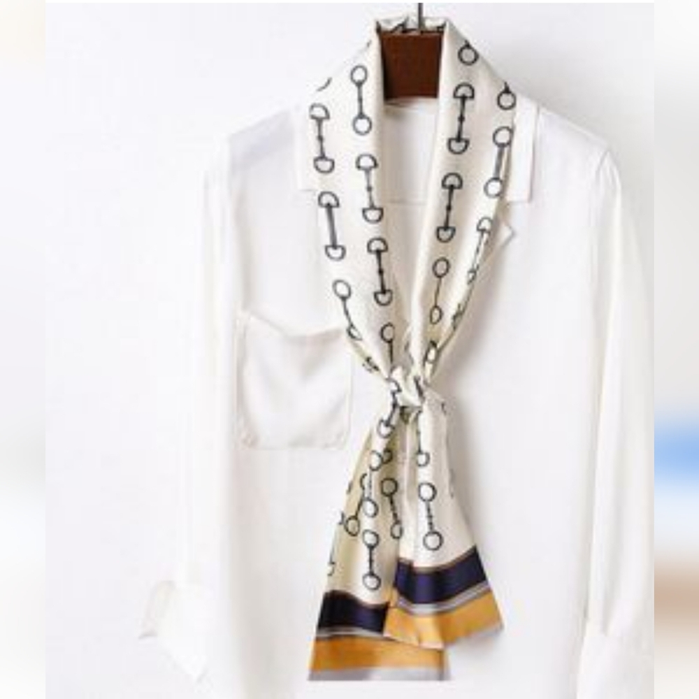 LUXURY SCARF Mulberry Silk Stylish Scarf for Bags, Hair, or Neck